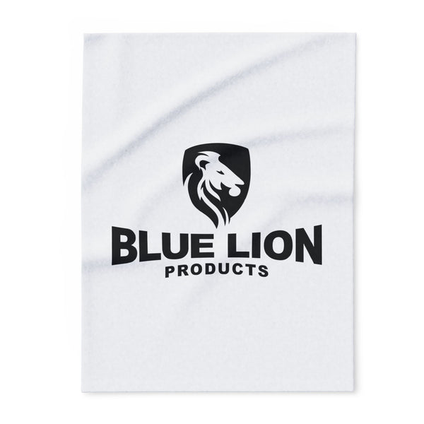 Cozy Arctic Fleece Blanket with Bold Logo - Perfect for Home Decor & Gifts