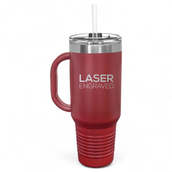 Custom Engraved Polar Camel 40 oz. Travel Mug with Handle