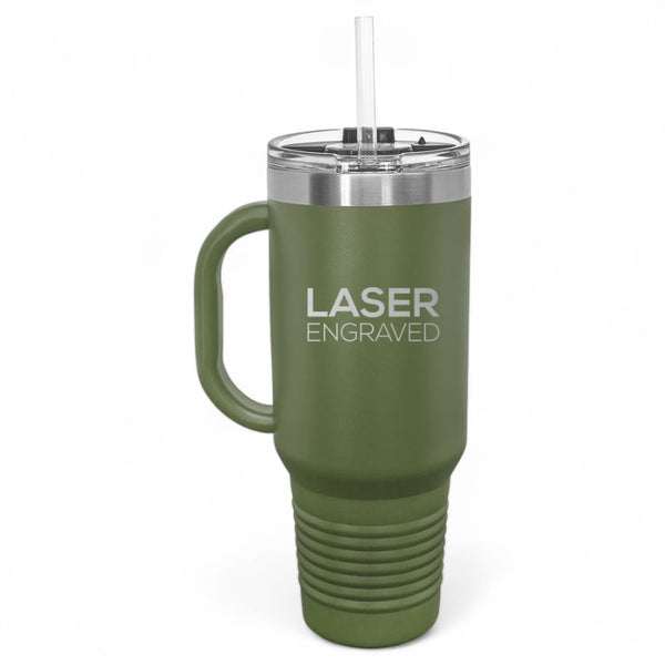 Custom Engraved Polar Camel 40 oz. Travel Mug with Handle