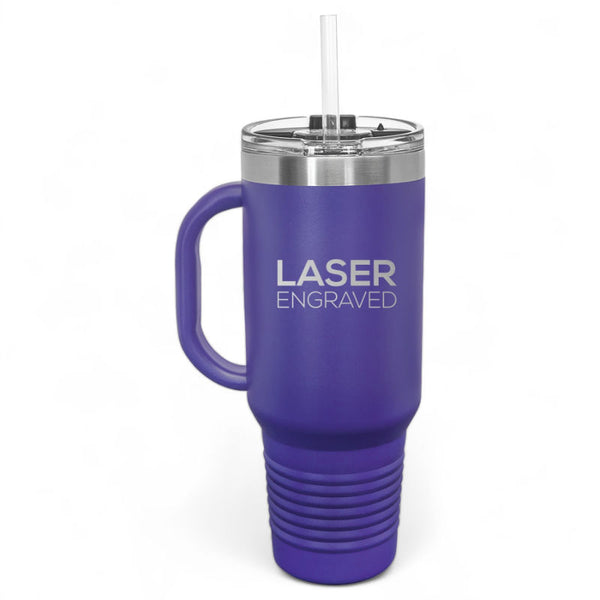 Custom Engraved Polar Camel 40 oz. Travel Mug with Handle