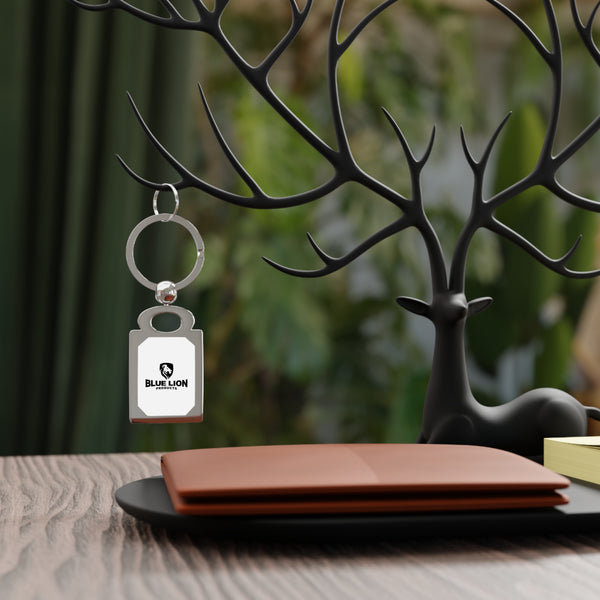 Custom Rectangle Photo Keyring - Realtor Merch