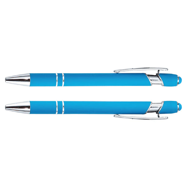 50 Count - Soft Touch Metal Pens