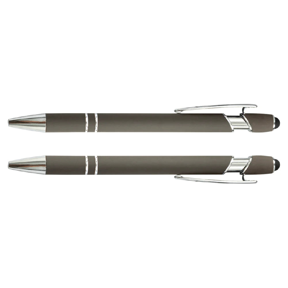 50 Count - Soft Touch Metal Pens