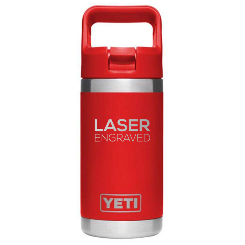 Custom Engraved YETI Rambler Jr. 12 oz Kids Bottle – Blue Lion Products